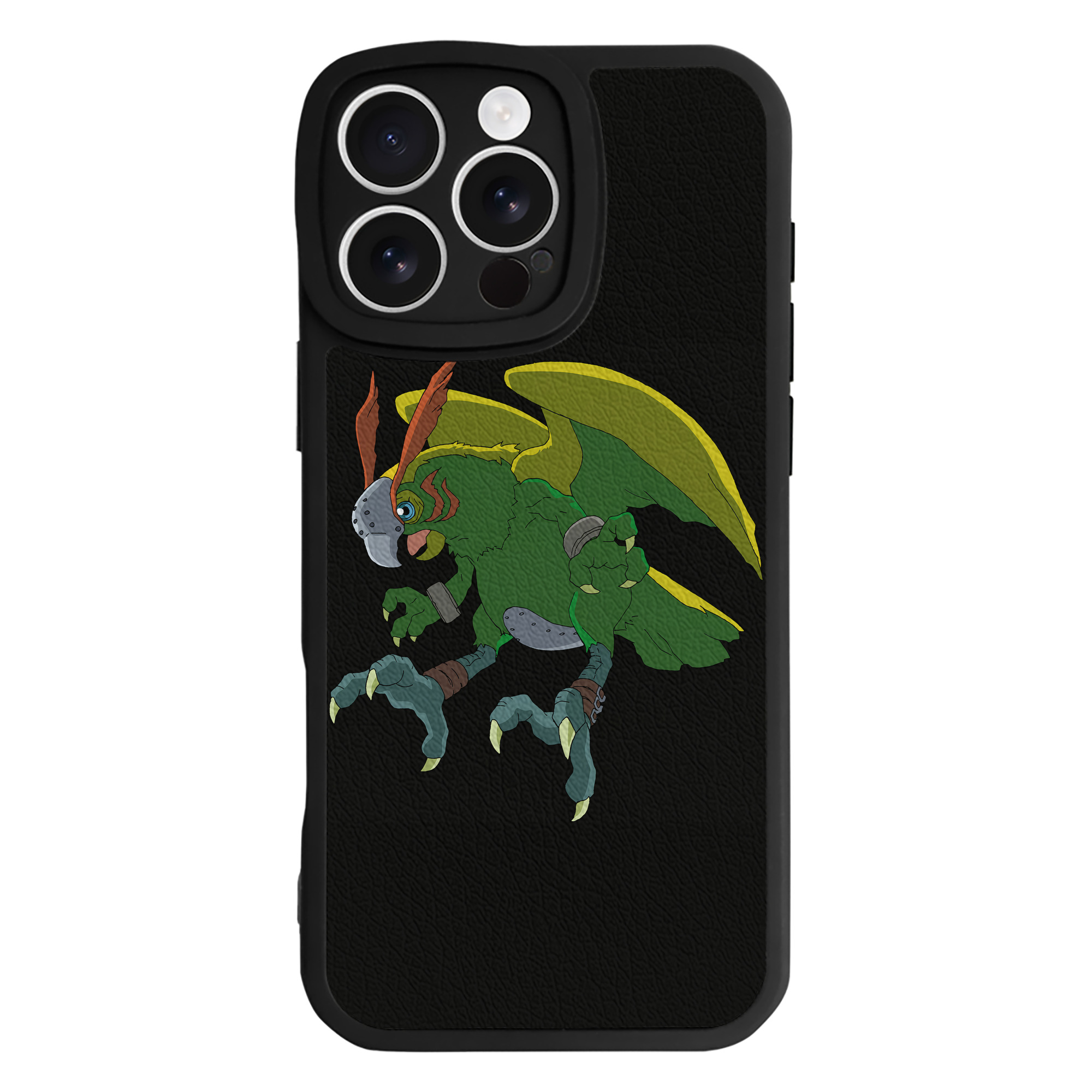 （画像用） Digimon デジタルモンスター/デジモン 【iPhone 16シリーズ対応】シリコンスマホケース（レザー調） 材質：シリコン